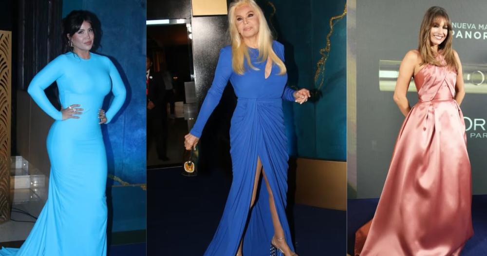 Los colores brillaron en los Martín Fierro Wanda Nara Susana Giménez y Pampita en la alfombra azul