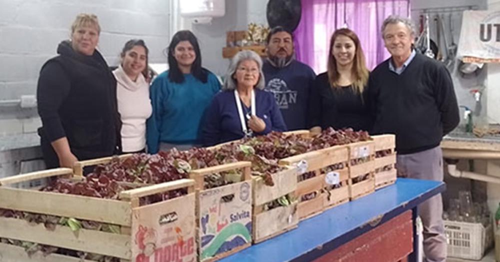 La acción solidaria benefició a un comedor lomense