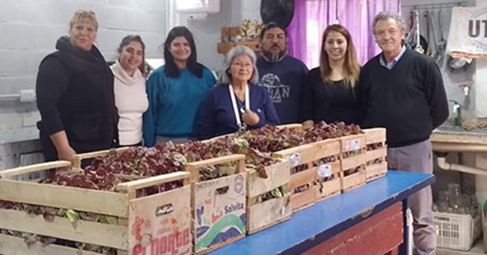 La acción solidaria benefició a un comedor lomense