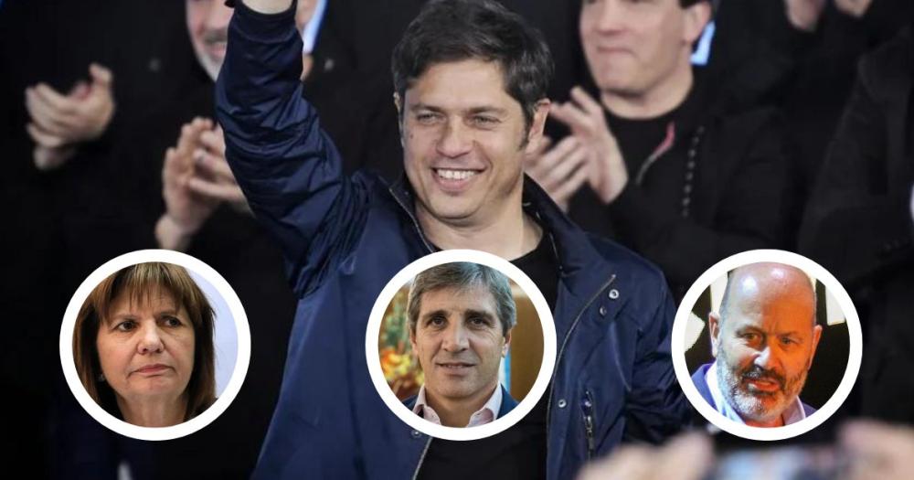 Axel Kicillof disparó contra Patricia Bullrich Luis Caputo y Federico Sturzenegger