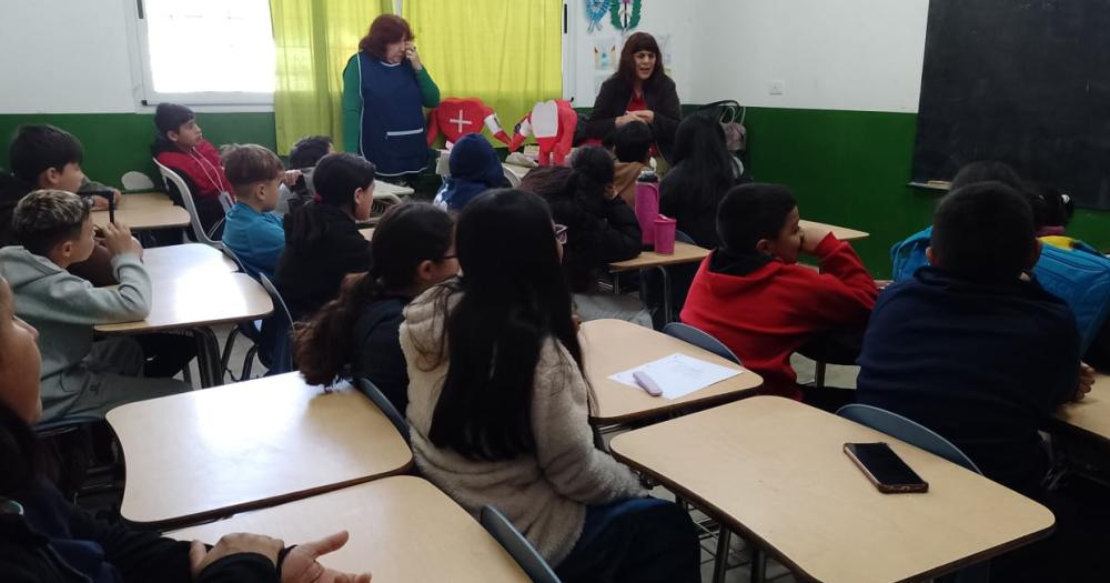 Los alumnos preparan todo para la campaña que se desarrollar este viernes de 9 a 15