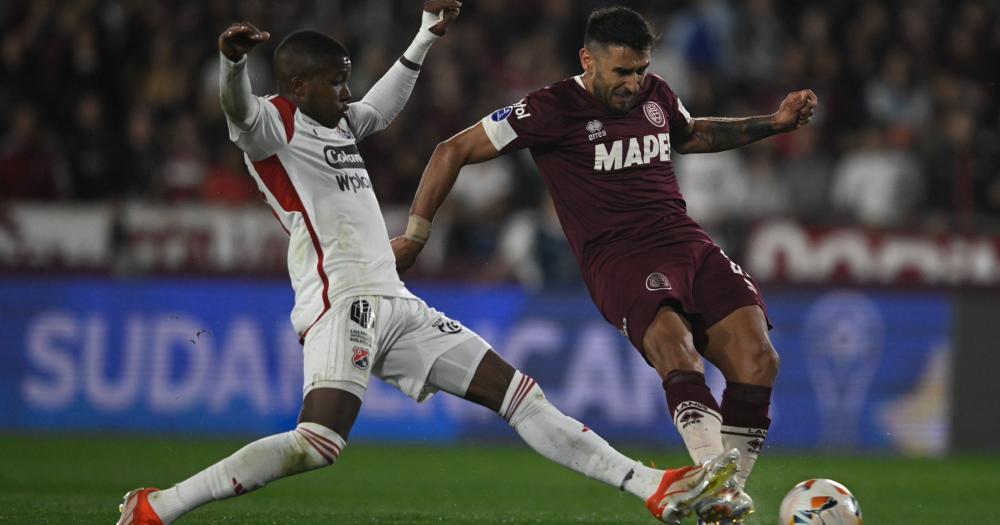 Lanús igualó sin goles con el DIM por la ida de los cuartos de final de la Copa Sudamericana