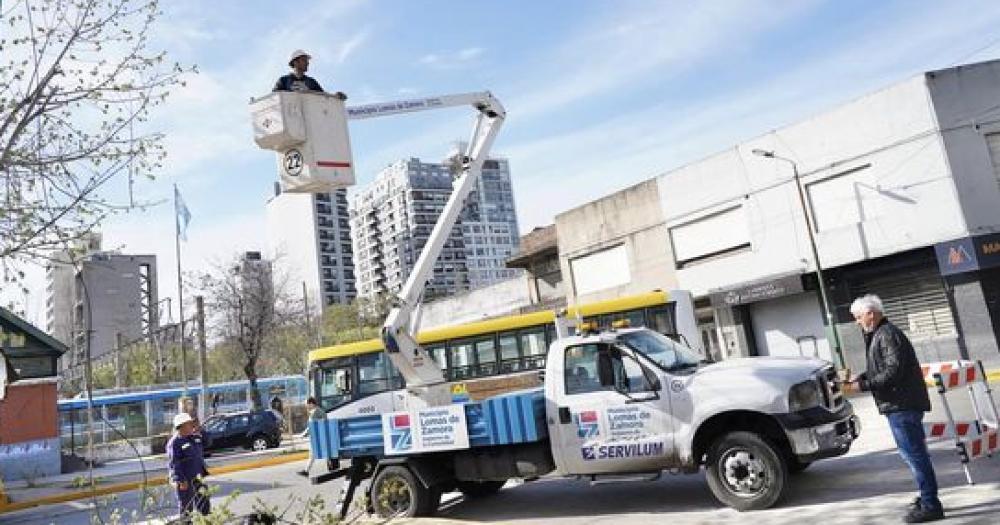 Los vecinos de Lomas pueden pedir el recambio de luces