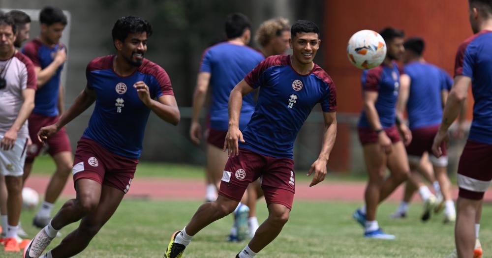 El plantel de Lanús a horas del partido trascendental por Copa Sudamericana