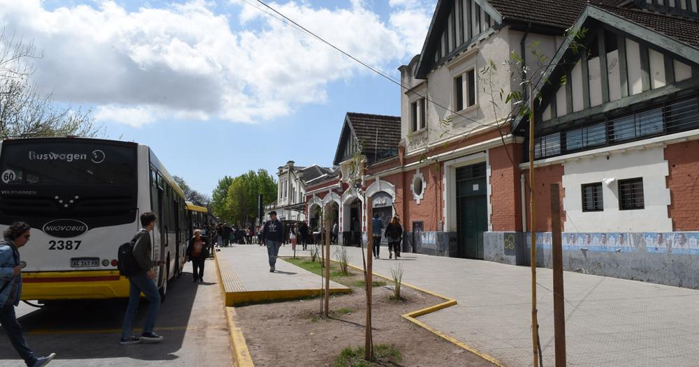 El Municipio de Lomas finalizó las obras en el espacio de trasbordo de la estación de Banfield