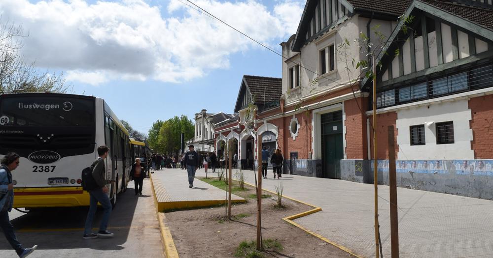 El Municipio de Lomas finalizó las obras en el espacio de trasbordo de la estación de Banfield