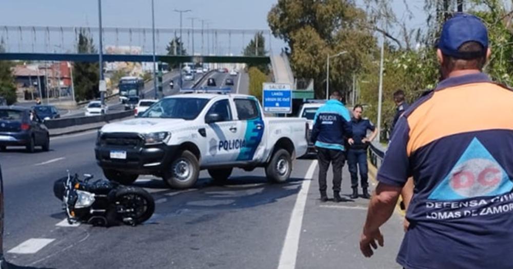 Hubo un amplio operativo en el lugar del accidente