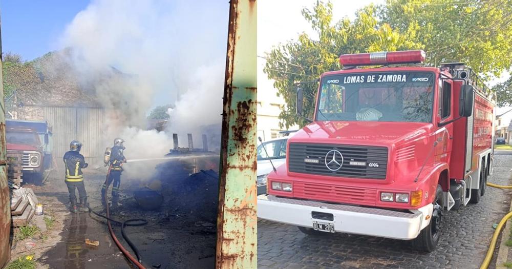 El incendio puso en alerta al barrio