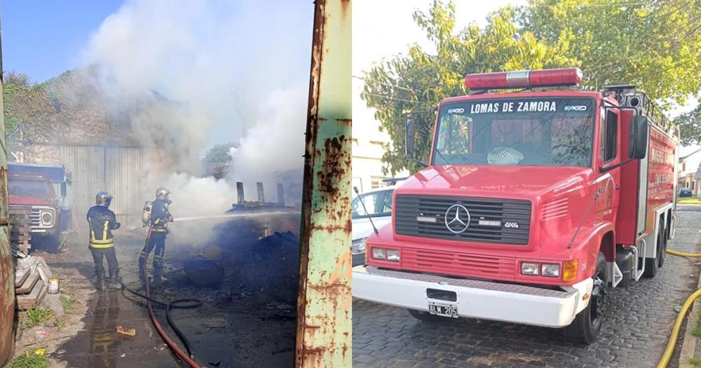 El incendio puso en alerta al barrio