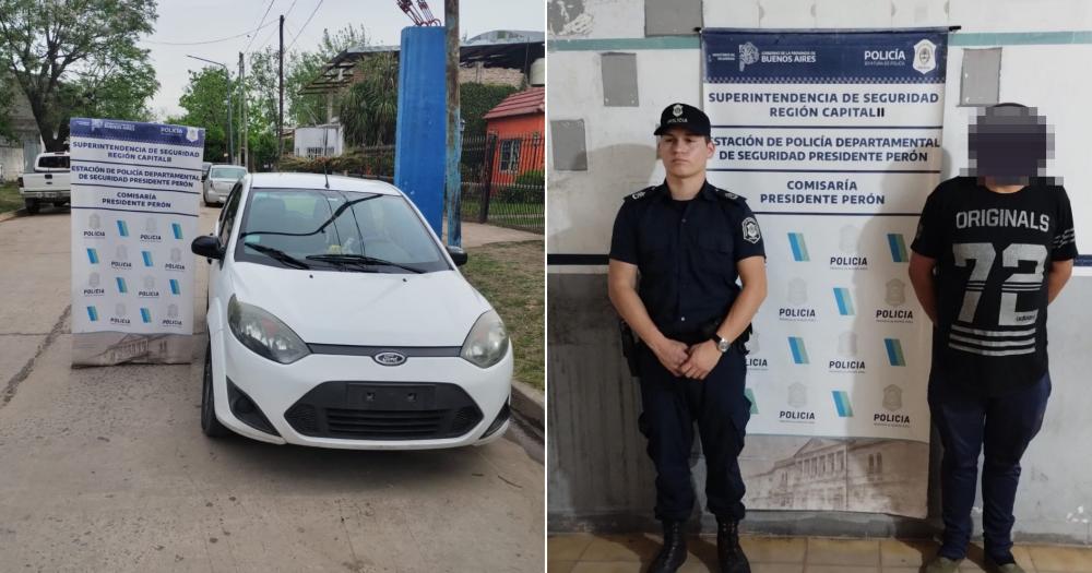 El automovilista fue interceptado en Ruta 210 y Capitn Olivera