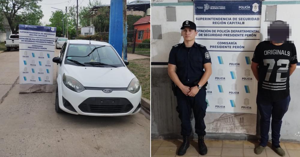 El automovilista fue interceptado en Ruta 210 y Capitn Olivera