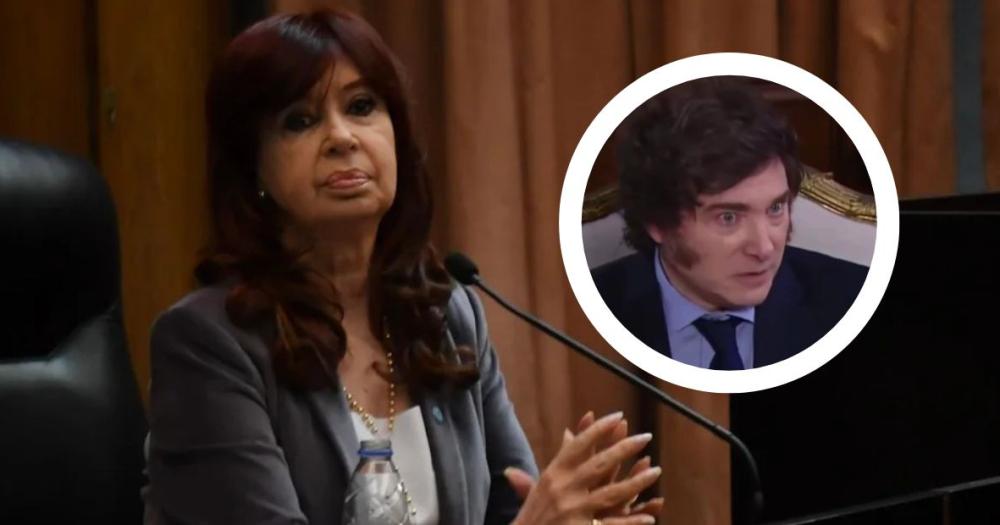 Cristina Kirchner le respondió a Javier Milei