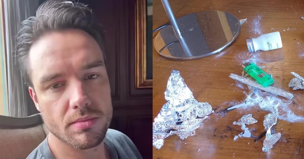 Una de las últimas fotos de Liam Payne y las drogas que se encontraron en su habitación