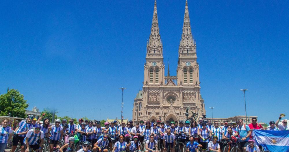 Ser el octavo año que Chespy fomenta la peregrinación a Lujn en bicicleta