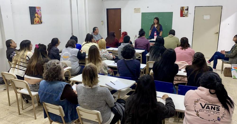 Los vecinos se capacitan para tener una salida laboral