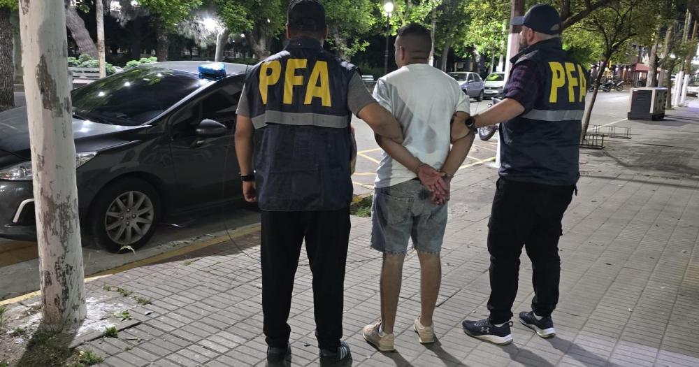 La detención fue realizada por la Policía Federal