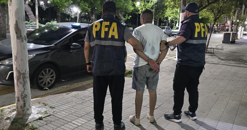 La detención fue realizada por la Policía Federal