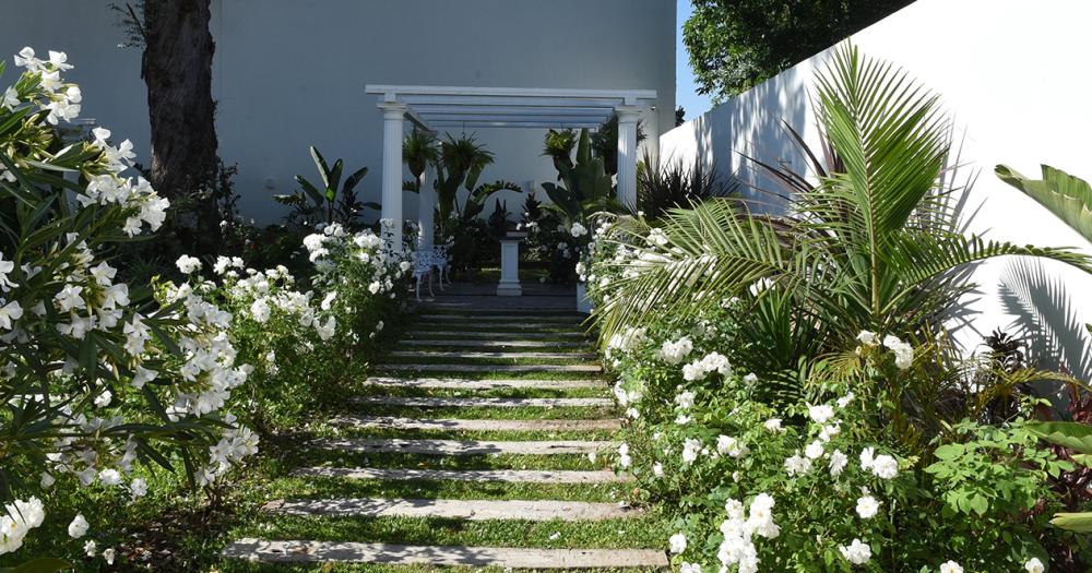 El jardín es uno de los lugares ms imponentes del lugar