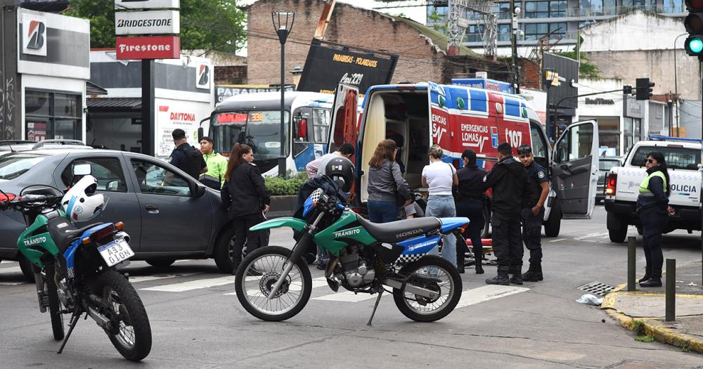 Hubo un amplio operativo en el lugar