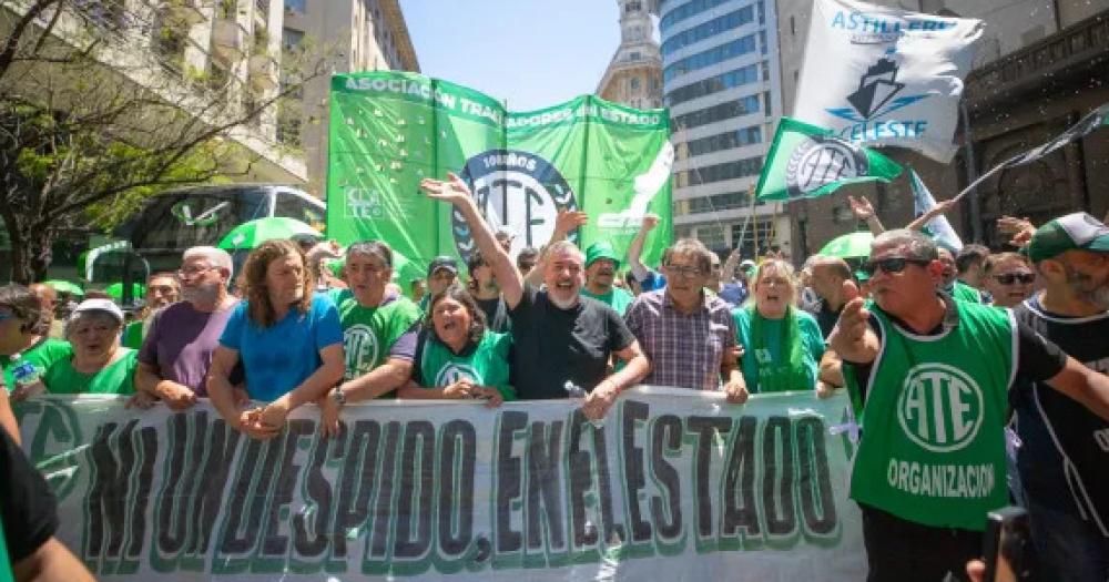 ATE prepara una nueva movilización para este jueves y se analiza un paro general