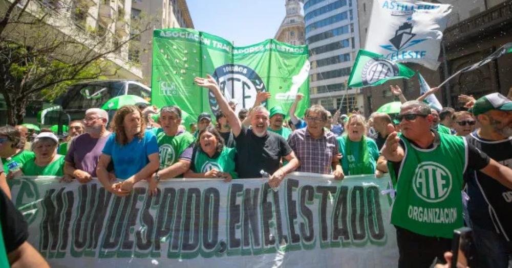 ATE prepara una nueva movilización para este jueves y se analiza un paro general