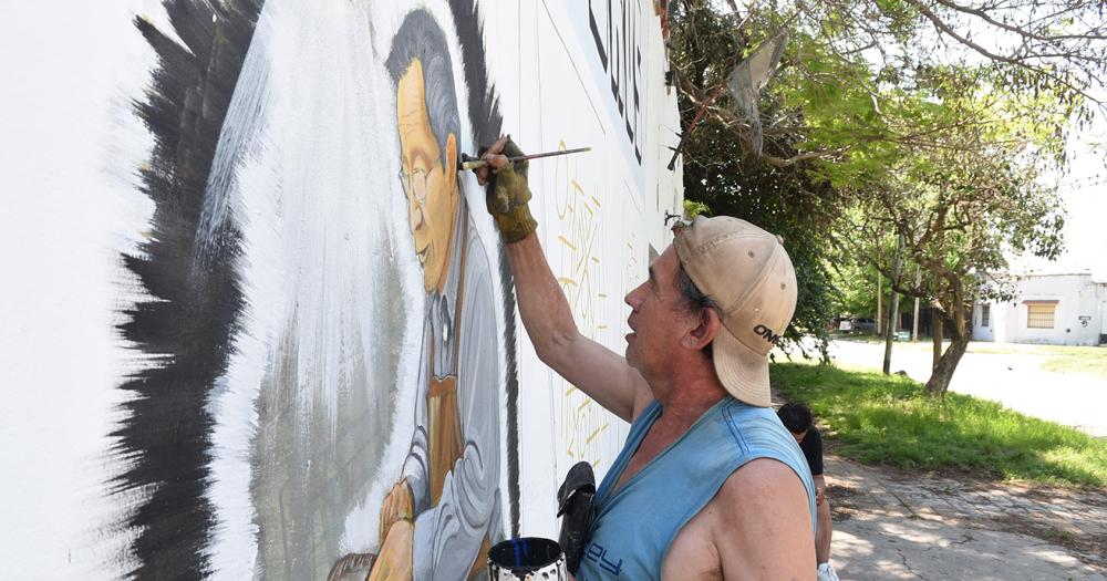 Asiacute estaacute el mural que homenajearaacute a los pioneros de Villa Hipoacutedromo