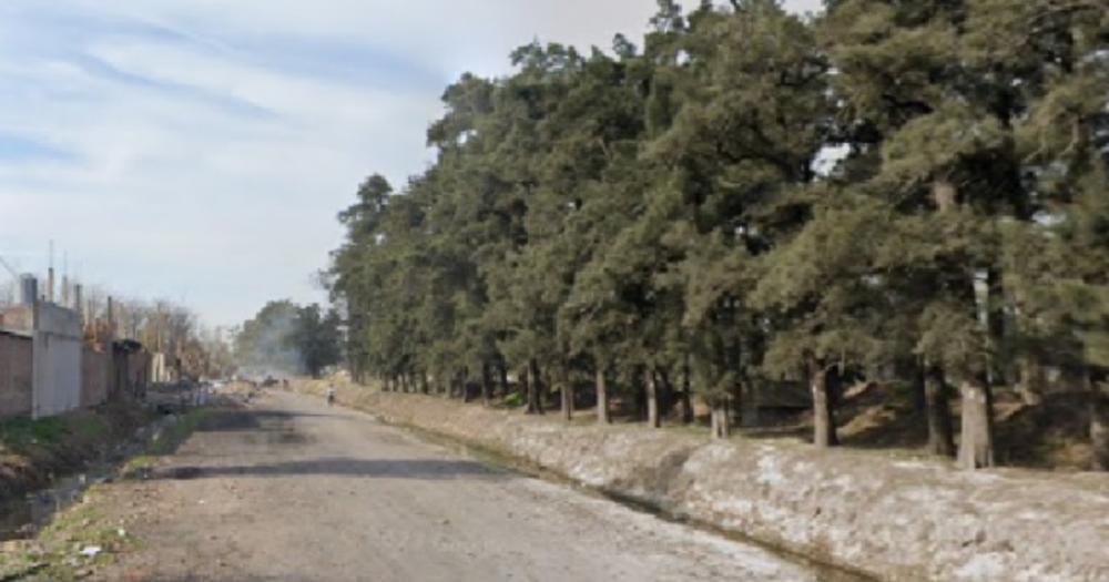 El lugar del macabro hallazgo de los cadveres