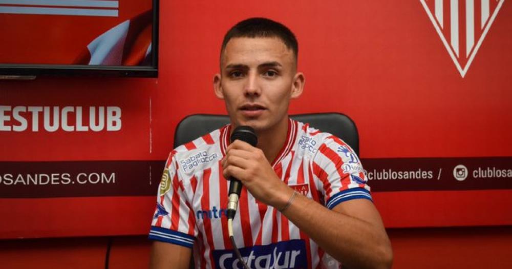 Axel Pez le hablo al hincha de Los Andes