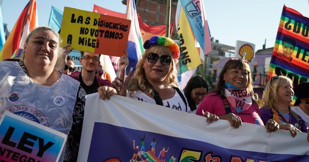 No hay libertad sin derechos humanos es una de las consignas de la marcha