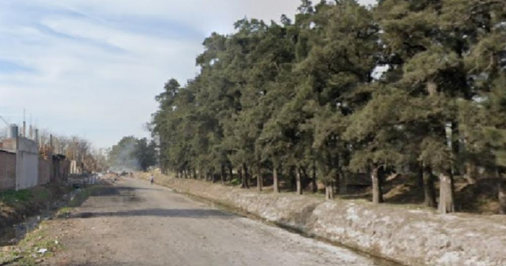 El lugar del macabro hallazgo de los cadveres