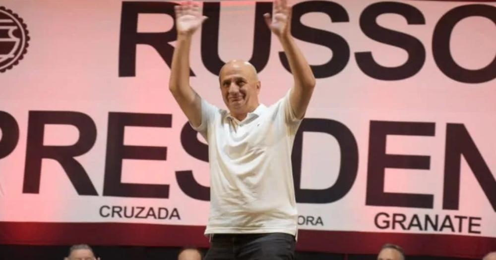 Nicols Russo buscar volver a presidir el club Lanús