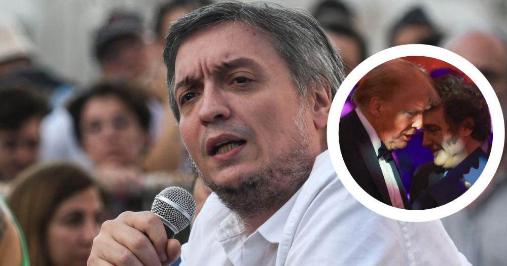 Mximo Kirchner se refirió a la visita de Javier Milei a Donald Trump en Estados Unidos