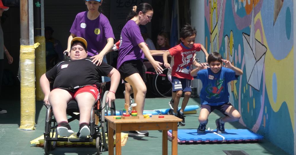 Todos se sumaron a las actividades al aire libre