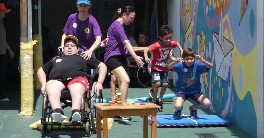 Todos se sumaron a las actividades al aire libre