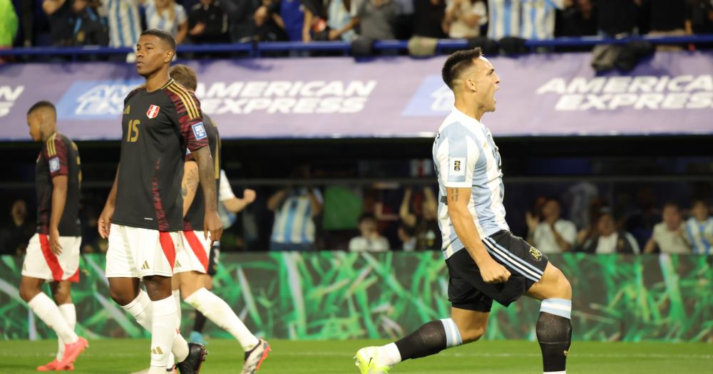 Lautaro Martínez anotó el único gol en la Bombonera