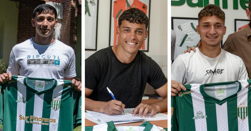 Tres nuevos juveniles de Banfield firmaron su contrato