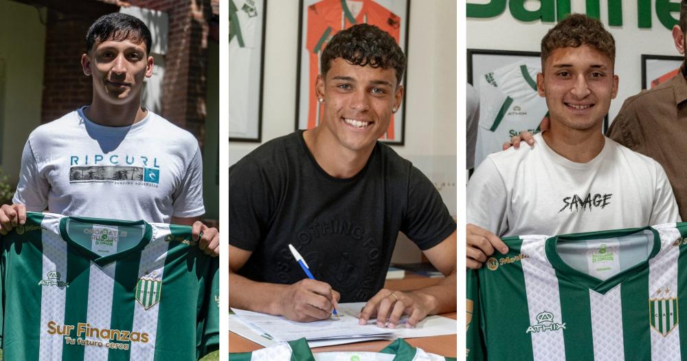 Tres nuevos juveniles de Banfield firmaron su contrato