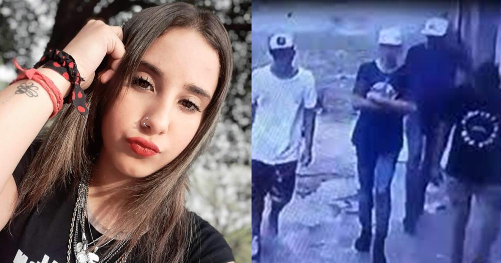 La joven asesinada y la filmación de los delincuentes que la mataron