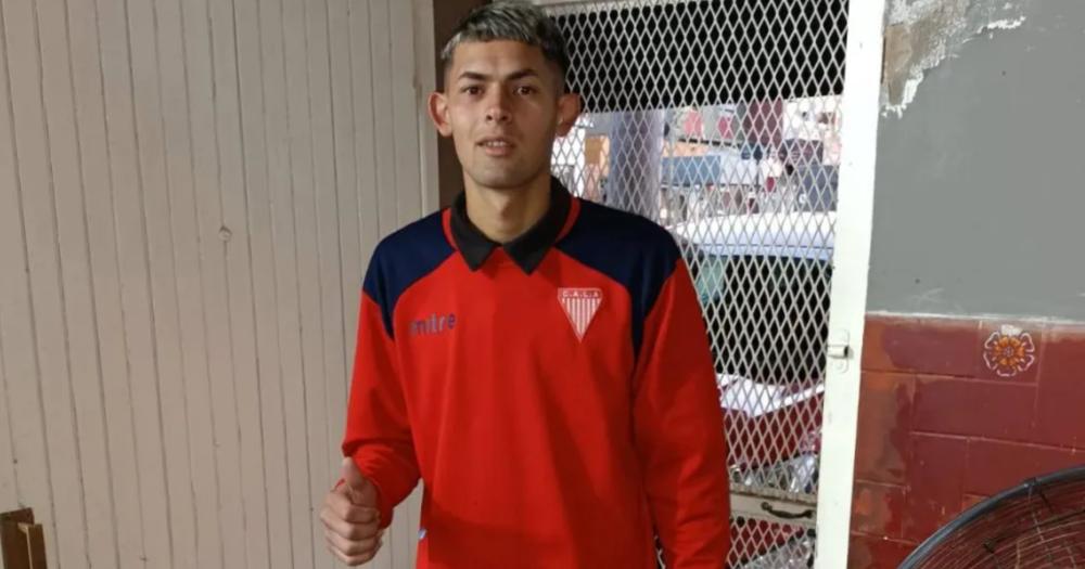 Enzo Delgado jugaba al futbal en Los Andes