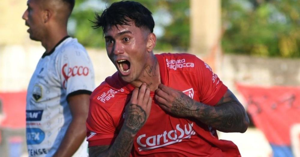 Federico Martínez el héroe de Los Andes ante Deportivo Armenio