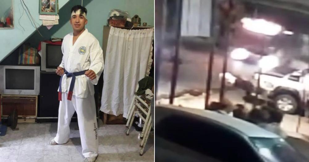 Daniel Fretes Jara era fantico del taekwondo