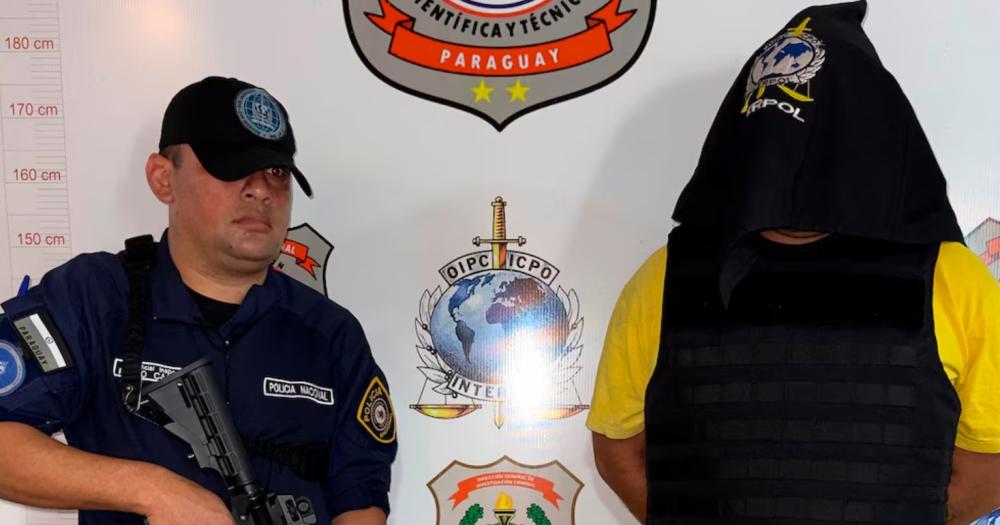 El prófugo fue detenido en Paraguay