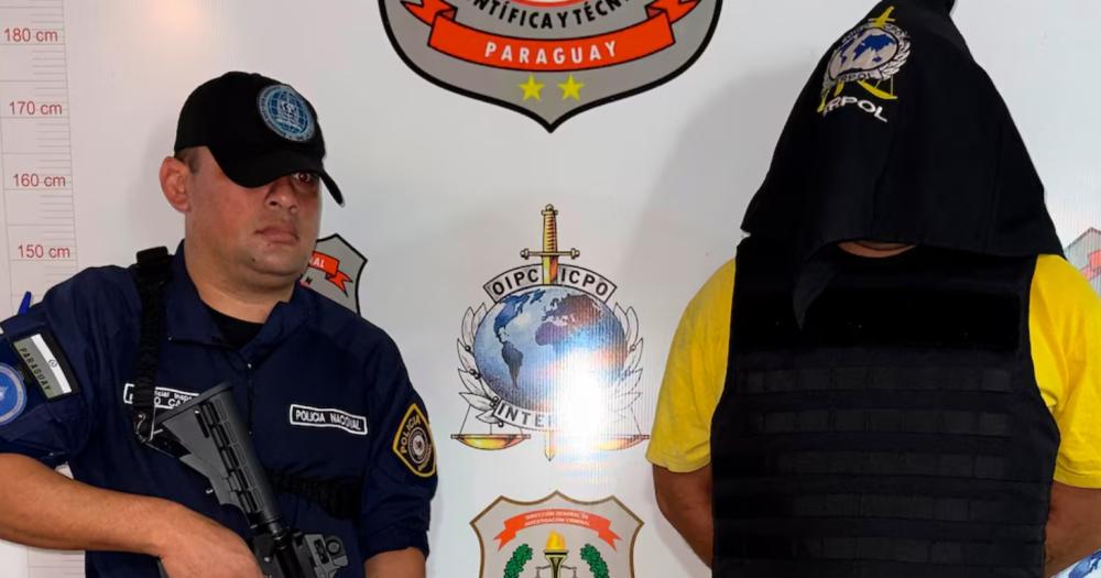 El prófugo fue detenido en Paraguay