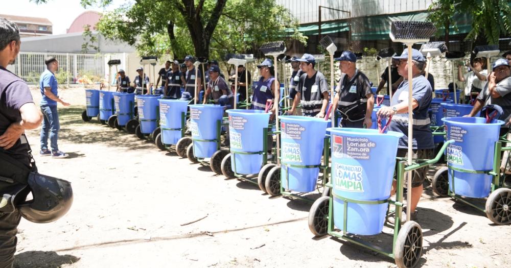 Las cuadrillas de Comunidad Lomas Limpia trabajan en todos los barrios