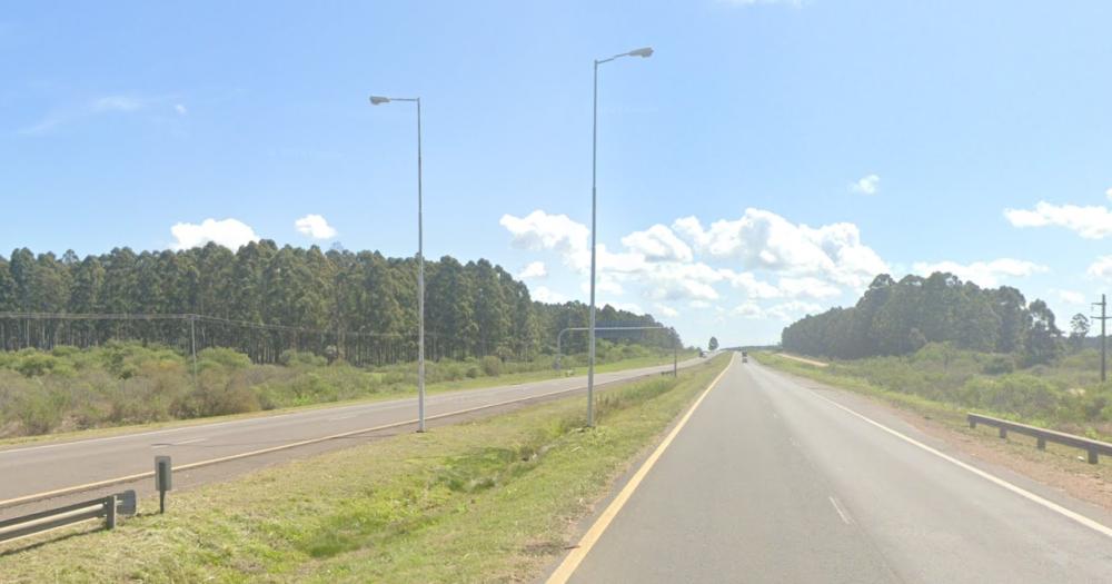 El lugar donde ocurrió el accidente