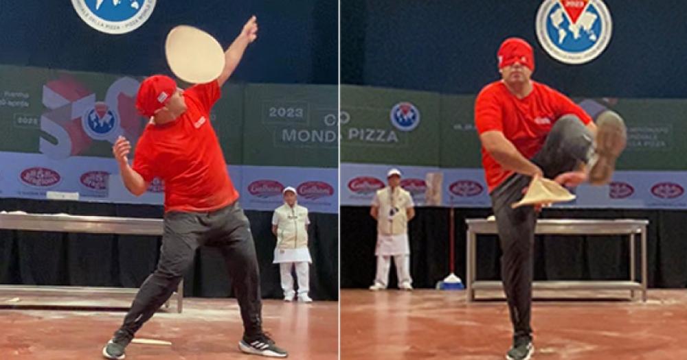 Es reconocido por su acrobacia con las masas de pizzas