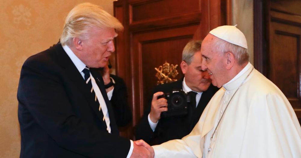 El papa Francisco cuestionó una de las promesas de campaña de Donald Trump