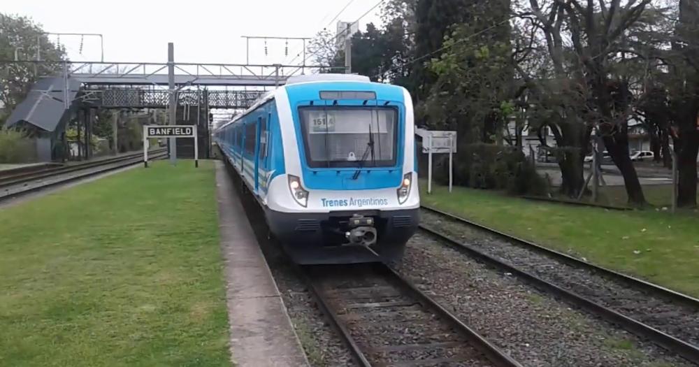 El accidente ocurrió en la estación de Banfield