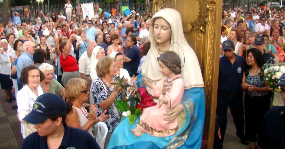 Luego de la Misa se har la tradicional procesión alrededor de la plaza