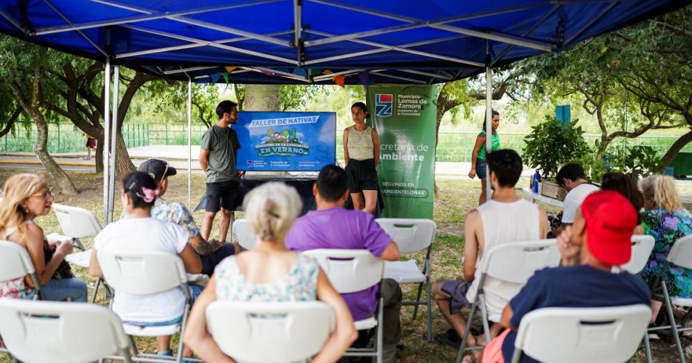 Taller de plantas nativas en el Parque Finky